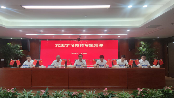 王思军出席徽盐地产集团表彰大会并作党史学习教育专题党课