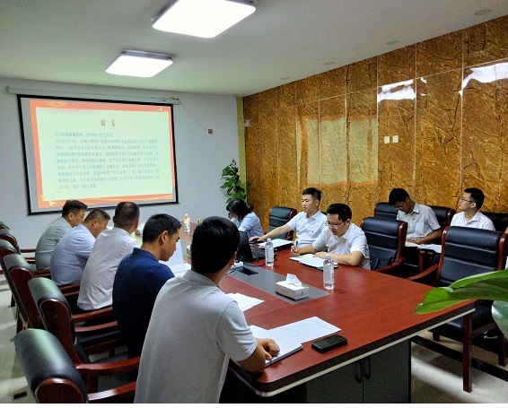 沈时东督导泗县项目党支部党史学习教育专题组织生活会